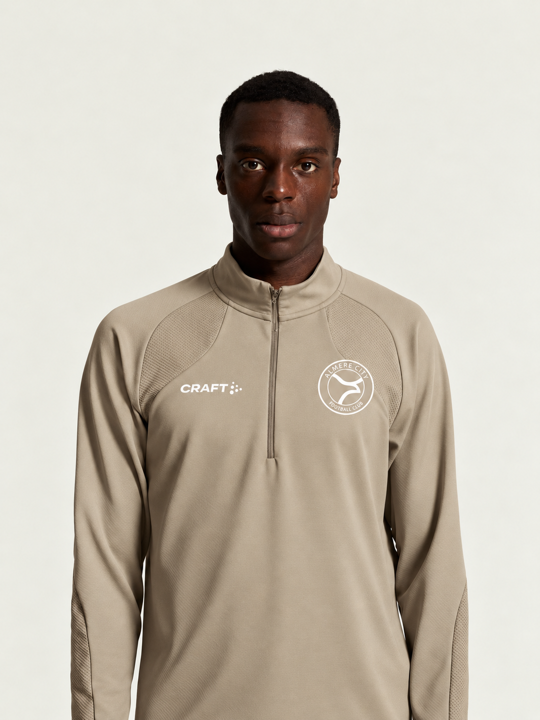 ACFC Staff Premium Half-zip Beige 26-27