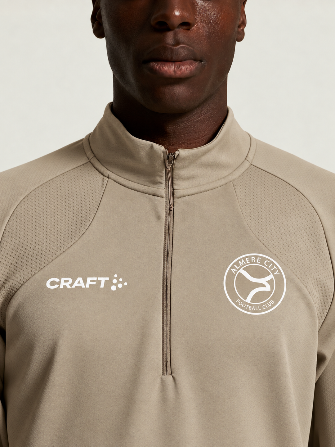 ACFC Staff Premium Half-zip Beige 26-27