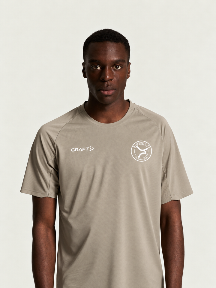ACFC Staff Premium Trainingsshirt Beige 26-27