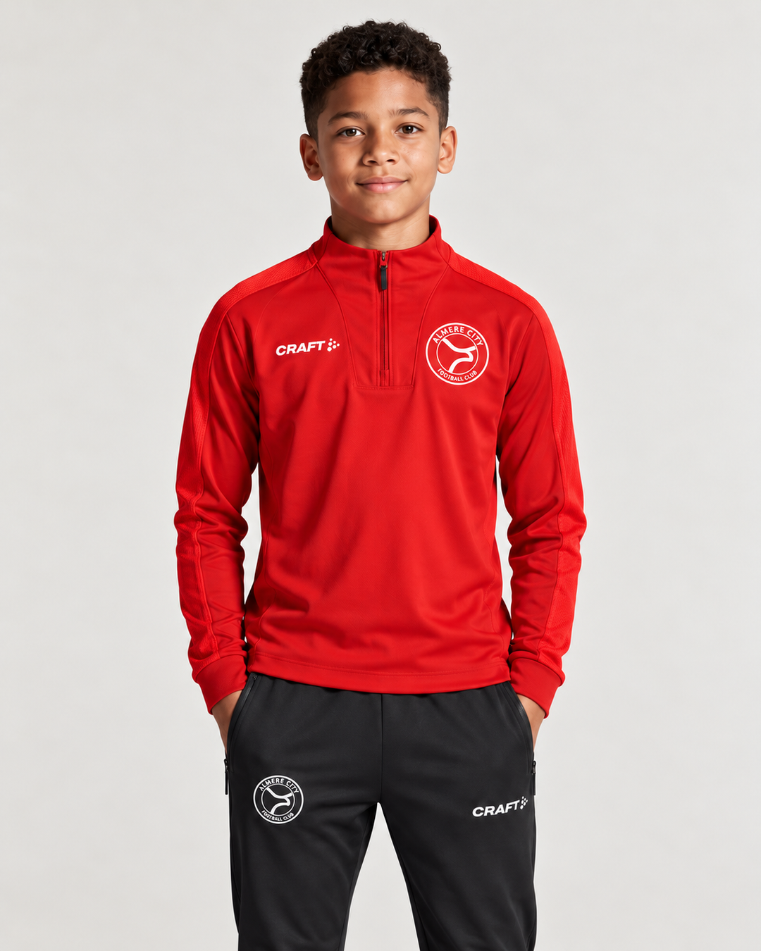 ACFC Training Junior Half-zip Rood 26-27